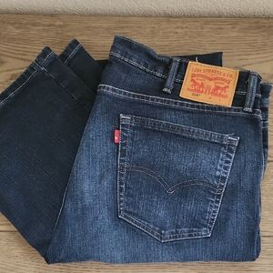 Levi's Men's Indigo 559 Straight-Leg Tall Jeans 40x36 Like New